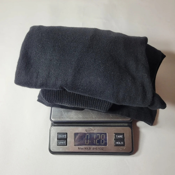 Kasper Off Shoulder Black Angora Cotton Blend Luxurious Mini Dress sz L - Picture 11 of 11